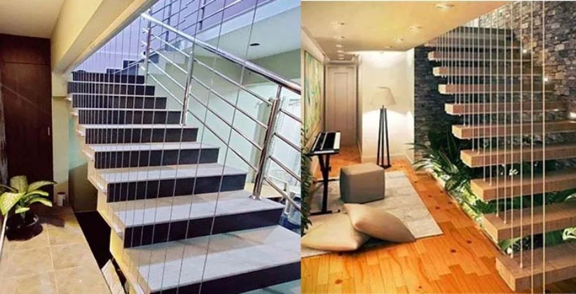 Staircase Invisible Grills — Close off open stairwell voids and landing gaps without darkening the stairs.