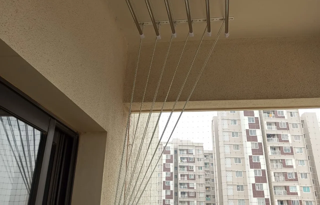 Window Invisible Grills — Secure a window opening without the barred look, and keep the full daylight.